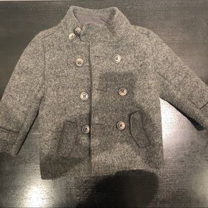 Amazing boys grey military jacket